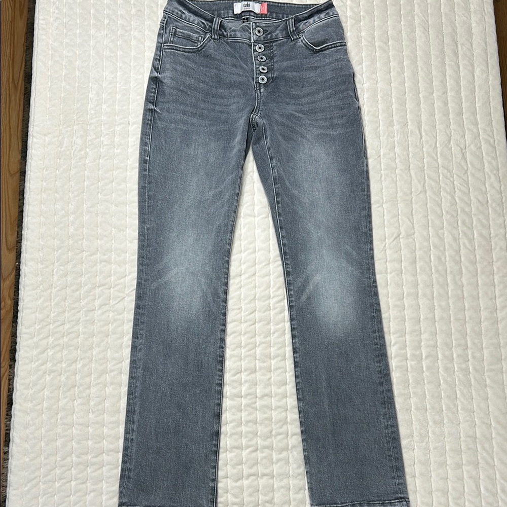 CAbi Jeans Women’s Size 2 Button Fly Straight EUC